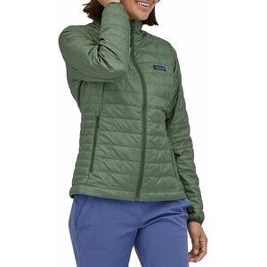 Patagonia, Nano Puff Jacket, Hemlock Green, L, Women's